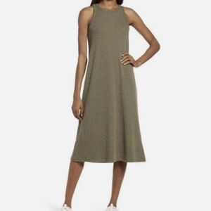 MADEWELL Olive Green Westville Tank Midi Dress Size XL
